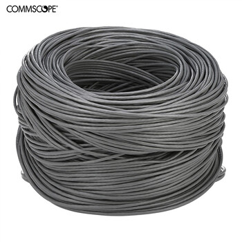 康普 AMP NETCONNECT 原装超五类网线（0.50±0.01mm） 非屏蔽网线 蓝箱 305米 6-219586-4（参考渠道cs24）