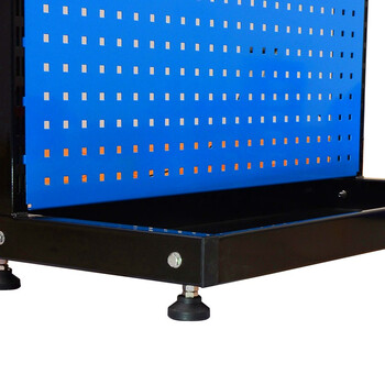 知旦工具置物架960*375*1900车间维修工具架五金工具展示架690043单面固定款