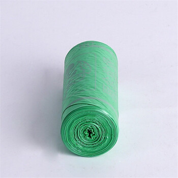 环舟可降解分类标识垃圾袋加厚平口玉米淀粉垃圾袋环保生物降解垃圾袋灰色45*50*30只/4卷