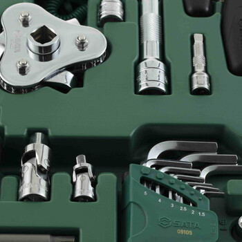 世达（SATA）09014A 120+2件6.3x10x12.5MM系列综合组套