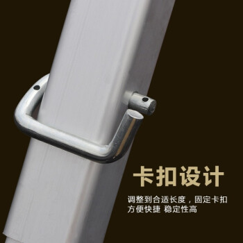 越越尚  铝合金起重三脚架加厚1800磅20米（安全绳+安全带）消防救援便携三脚架多功能起重应急三角架