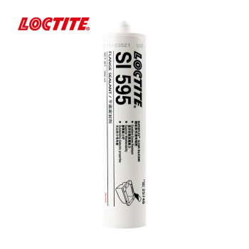 乐泰/loctite 595 平面密封强力胶 触变型耐老化风化耐热循环不易燃耐冲击电气绝缘风管放气孔烟道门窗NSF认证透明 300ml 1支