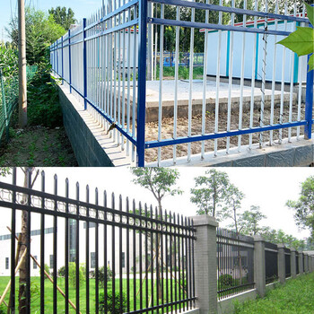 冰禹 BYaf-58 铁艺围栏防护栏 小区围墙别墅防护铁艺隔离栏 1.5*3m（1立柱+1网片）