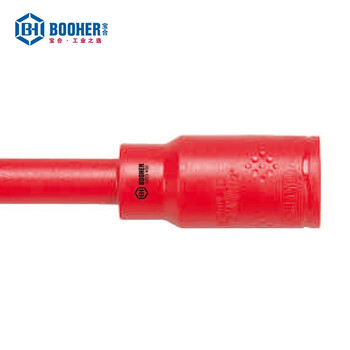 宝合(BOOHER)1/2"系列绝缘12角旋具套筒M12x120mm