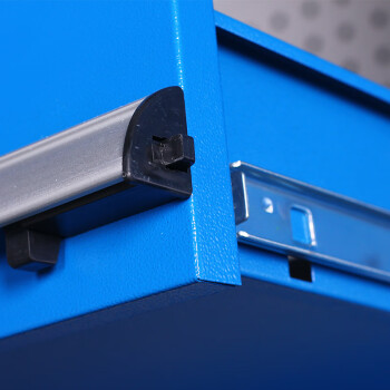 震迪重型工具柜五金储物柜工厂置物柜蓝色可定制SD2542四层带挂板