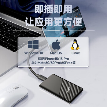 梵想（FANXIANG）500GB 移动固态硬盘（PSSD）移动ssd Type-c 苹果手机iphone16 Promax直连 电脑外接硬盘 PS2000w