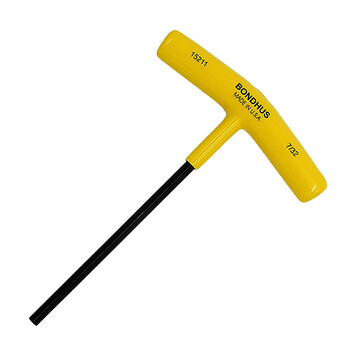 波顿T柄平头内六角扳手T型六角匙公英制T型螺丝刀扳手152071/8‘’x152mm 152071/8‘’x152mm 铬钒合金钢 1