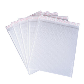 联嘉 珠光白色气泡信封袋 快递包装袋打包袋 加厚 宽15cmx长20cm+4cm 1000个起批