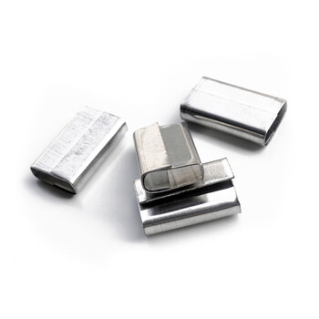 飞尔（FLYER）铁皮打包扣 捆扎带打包扣 塑钢打包带扣 包装带打包扣 手工打包带扣【500个装】