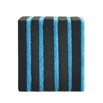 益美得 QJK006 含砂百洁布海绵清洁块清洁擦拭洗碗抹布 双面胶棉（5块装）