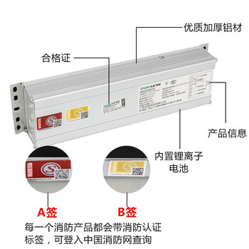 东君 大功率LED灯应急电源 12.8V 适配60W以内所有LED灯具 DJ-04H