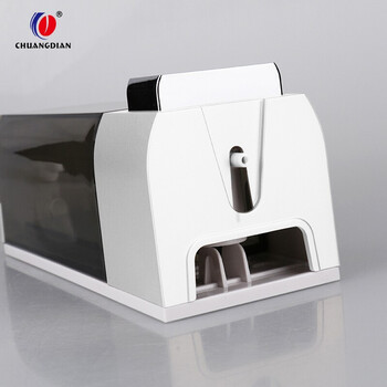 创点 壁挂式皂液器 浴室洗发沐浴露液盒 学校酒店宾馆手动单头洗手液瓶 1012A (500ml) 白色 710115