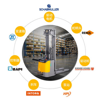 德国永恒力  步站式/站驾式托盘电动车堆垛车（定制） 载重1.6吨 提升高度2.9米 二级门架 ERC BB 216 ZT