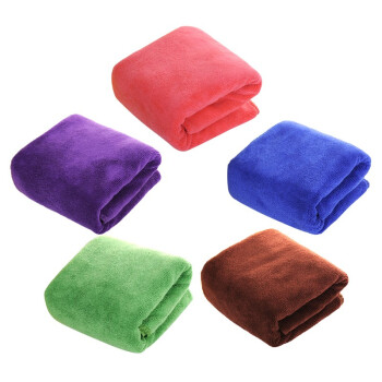 蓓尔蓝 FW1300 毛巾加厚吸水抹布纤维毛巾清洁方巾百洁布 40*60CM 颜色随机单条