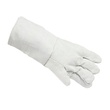 安美尚 （ams）石棉分指手套 直筒袖口定做 40CM 均码 1双