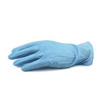 ANSELL 92-670丁腈橡胶一次性无粉手套耐酸碱抗穿刺防滑舒适灵巧定做 一盒L码