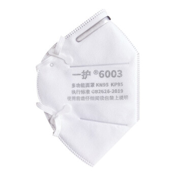 一护 KN95/KP95头戴式口罩 防油性/非油性颗粒呼吸器 单支装 6003