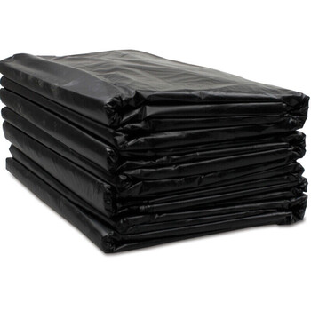 森活色彩优袋黑色平口垃圾袋 大号加厚收纳袋塑料袋 酒店物业环卫清洁袋 3.1丝90*110cm（50只装）