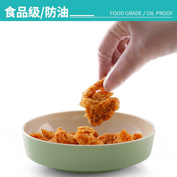 鸣固一次性PVC手套加厚 防护 烘焙100只/盒 L码