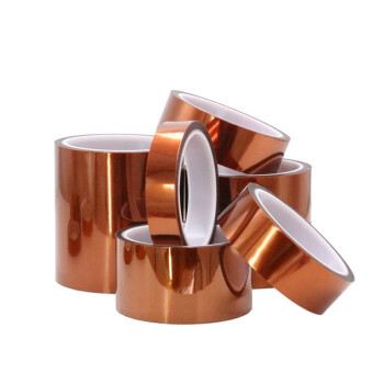 飞尔（FLYER）PI金手指胶带 耐高温胶布 聚酰亚胺茶色胶带 0.12mm厚 18mm×33m 