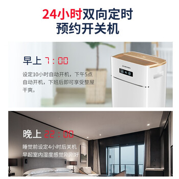 多乐信（DOROSIN）除湿机/抽湿机 除湿量21升/天 家用轻音地下室干衣除湿吸湿器 手机APP智控干燥机ER-620E