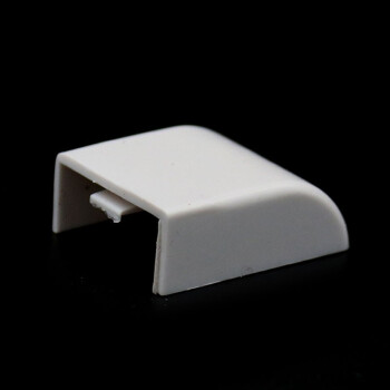 冰禹 BY-2386 （10个） PVC线槽配件 阻燃明装线槽转角拐角接头 堵头24*14mm