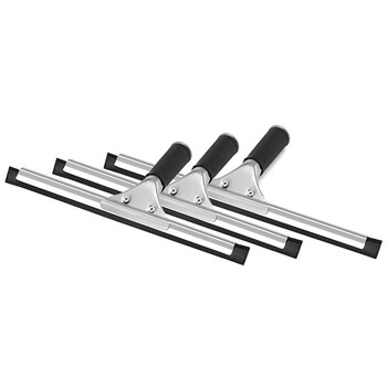 斯图不锈钢玻璃刮刀玻璃清器 刮窗器抹水器玻璃清洁工具伸缩杆 玻璃刮头35厘米宽