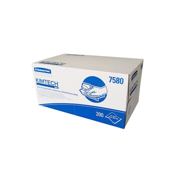 金佰利 表面处理擦拭布工厂车间实验室商用擦拭布 高效吸收低掉尘率 200张/盒 4盒/箱 75800