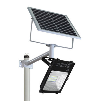 捷辰特 JCT-solar-jg  太阳能投光灯 园区防水LED 太阳能路灯 厂房灯 50W-带遥控