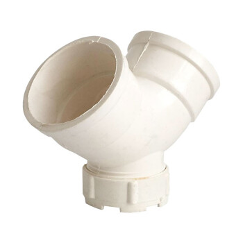 筑华工品 PVC90度弯头（带检查口） 排水管材管件 dn110 一个价