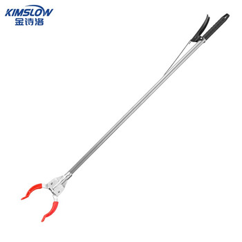 金诗洛 KSL151 加厚不锈钢垃圾夹子 拾物器取物夹 清洁工具 小区园林环卫垃圾夹 92cm 1个