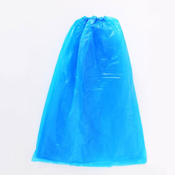 安美尚（ams) 一次性鞋套蓝色PE鞋套长筒鞋套36*70 定做 100双