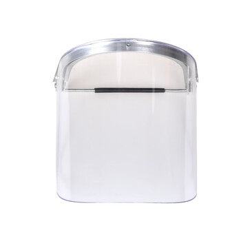 SAFEMAN君御 M1014-2耐高温PC防护面屏（厚款3mm）防冲击耐高温防化 配安全帽式防飞溅物冲击 透明 *1个