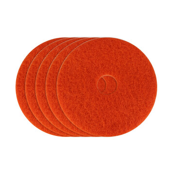 斯图多功能刷地机洗地机地面打蜡抛光机大理石地面一机多用 17寸洗地百洁垫（红色）