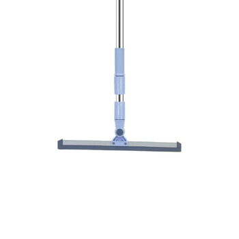 亿丽佳 不锈钢商用地刮推水器体育馆酒店大厅停车场地板路面铝合金刮水器（可转向 胶条40cm） 5件/组