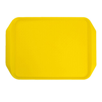 稳斯坦 WST3002 彩色食堂快餐托盘 工厂仓库酒店长方形水果盘 加厚自助盘 蓝色