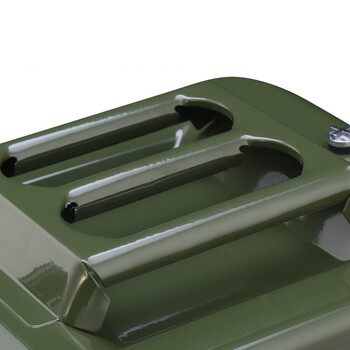 兰诗（LAUTEE）BS-677   工业加厚铁油桶汽油桶柴油桶汽车备用油箱铁盖立式5升