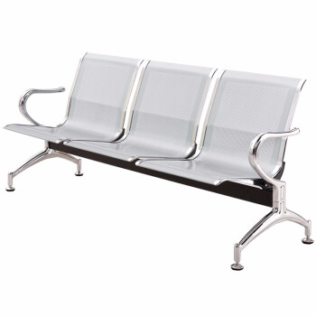 艾科堡 工厂车间连排椅五人位加厚连体椅休息联排公共座位钢排椅机场椅 AKB-LPY-20