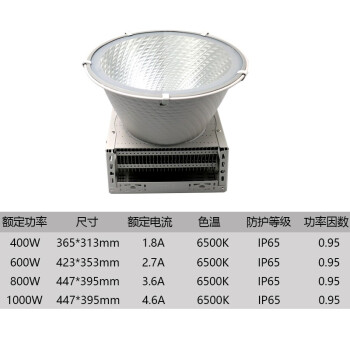 开尔照明（CARE）LED塔吊灯 1000W 白光 6500K IP65 户外建筑工地照明灯 防水探照灯