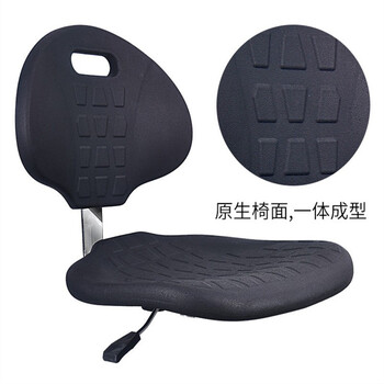 艾科堡实验室静电椅子工厂车间流水线工作椅升降转椅 带脚踏滑轮