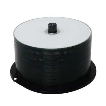 麦克赛尔（Maxell）CD-R光盘/刻录光盘 盘面可打印系列 空白光盘刻录盘光碟 52速700M 桶装50片