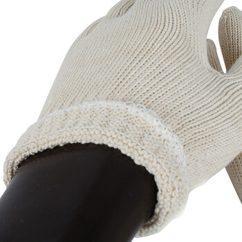 大杨032棉纱手套 10双/扎 工地装卸维修防滑耐磨吸汗21支密针纱细线劳保防护手套 定制