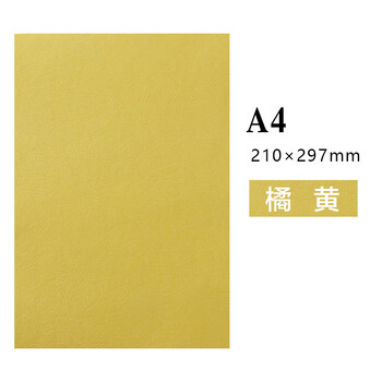 飞尔（FLYER）凹凸皮纹纸 压纹纸 云彩纸 封皮纸 彩色卡纸【230克 A4 橘黄100张】