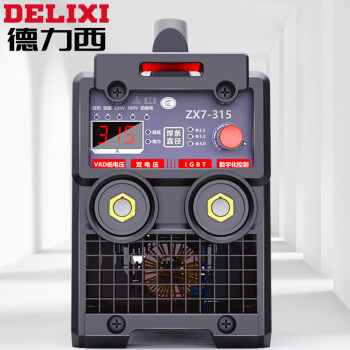德力西电焊机315小型焊机220v 380v两用多板工业双电压焊机全套接好10米线【315多板工地长焊款】