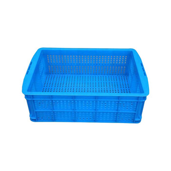 贺曼周转筐塑料筐快递长方形加厚工业快递工厂收纳物流储物周转箱外尺寸510*355*170mm