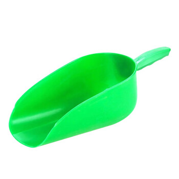 稳斯坦 WST1024 饲养饲料铲 用料瓢 兽用饲料铲子加厚塑料铲子 加料器  白色