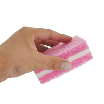 益美得 QJK002 多功能百洁布海绵清洁块清洁擦拭洗碗布 夹层百洁布（4块装）