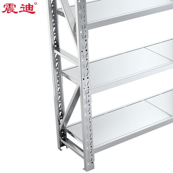 震迪304不锈钢货架1.5米长工厂零件收纳架五金储物架可定制SD0146主架