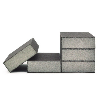 益美得 QJK003 含砂百洁布海绵清洁块清洁擦拭洗碗抹布 金刚砂百洁布（5块装）