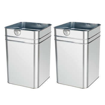 兰诗 LAUTEE CY-329 户外分类垃圾桶内桶 环保果皮箱内胆 镀锌内桶配置20只装